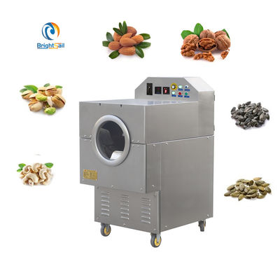 เครื่องกวนแม่เหล็กไฟฟ้าเมล็ดทานตะวัน SS304 Peanut Roaster