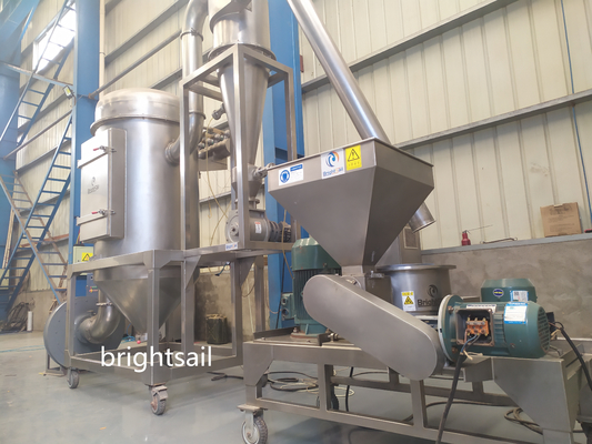 เครื่องบดผง Brightsail เครื่องบดอนุภาคยาง 4000 กิโลกรัม/ชั่วโมง