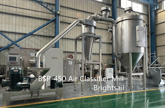 ไบรท์เซิล ACM เครื่องบด Talc Powder เครื่องจัดหางอากาศ Mill Talc Powder เครื่องบดซุส 304