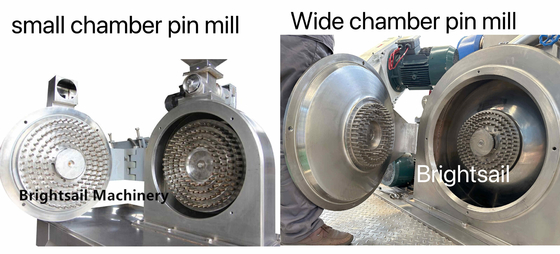 ข้าวโพดความเร็วสูง Pin Mill l อาหาร Wide Chamber Pin Mill พวงผงพวงผง