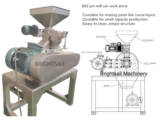 ข้าวโพดความเร็วสูง Pin Mill l อาหาร Wide Chamber Pin Mill พวงผงพวงผง