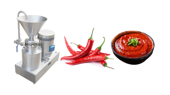 Chili Colloid Mill เครื่องผลิตสแตนเลส SUS 304 เครื่องปรุงรส สแตนเลสจาก Brightsail