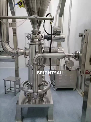 Dye Air Jet Mill Crusher Machine ราคาห้องปฏิบัติการ การบดแนวตั้งแนวราบจาก Brightsail