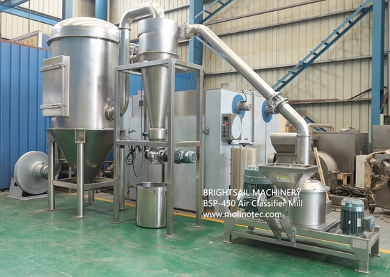 BSP เครื่องคัดกรองอากาศ Mill สําหรับสมุนไพร เครื่องพ่นผงชุด เครื่องบดเครื่องพ่นพ่นจาก Brightsail