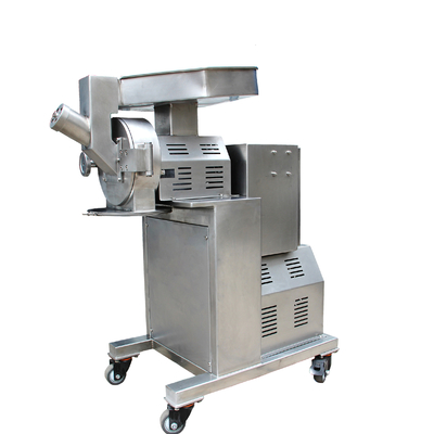 Feed Grinding Hammer Mill สแตนเลสฟู้ดมัสซา Hammer Mill ความเร็วสูง เครื่องบดขนาดเล็ก เครื่องบดผง
