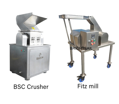 วัน Palm Fitz Mill อุปกรณ์การบดผงวัน Palm Hammer Mill เครื่องบดผงรูปแบบ Brightsail