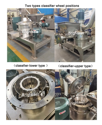 ผงปาล์มปาล์มอากาศ Classifier Mill เครื่องบดผงทําอาหาร เครื่องบด ACM ผงปาล์มปาล์มปาล์มอากาศ Classifier Mill จาก Brightsail