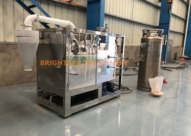 60 ถึง 700 ตาข่าย Cryogenic เครื่องบด Ss304 ขนาดเล็กน้ำมันเครื่องเทศผงเครื่องทำ