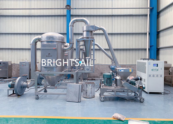 เครื่องคัดแยกอากาศ Maltodextrin Ultrafine Pulverizer สำหรับการบดผงละเอียดพิเศษเกรดอาหาร