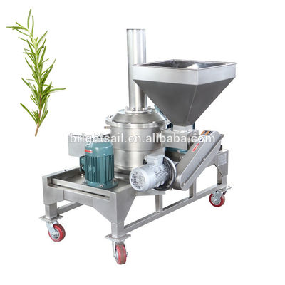 อาหาร 15mm 20-1800kg / H เครื่องบดผงสมุนไพร
