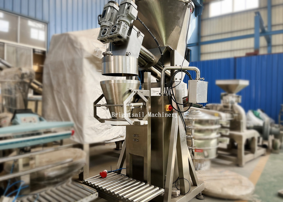 50kg Double Auger Powder Filling Machine หมอน Bag