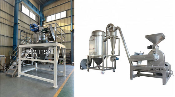 เครื่องบดไทเทเนียมไดออกไซด์ Pin Mill Grinder เครื่องบดไดออกไซด์ไทเทเนียมเป็นผงด้วยสแตนเลสจาก Brightsail